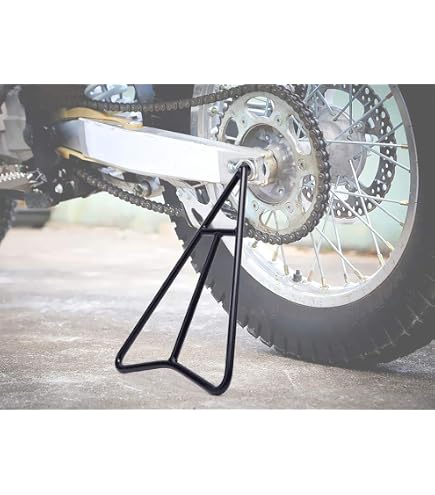 RK Racing Triangle Support Moto Universel - Acier Zingué, Compatible 80cc à 500cc, Facile à Installer