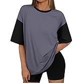 Trendy Queen Oversized T-Shirts for Women Summer Workout Loost Fit Short Sleeve Tops Casual Y2K 2025 Fashion Basic Tees