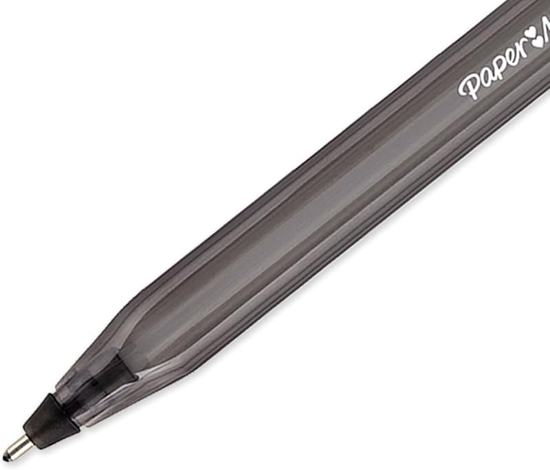 Inkjoy 100ST | Penna a Sfera con Cappuccio | punta media (1,0 mm) | Nero | Confezione da 100