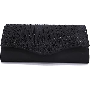 2026 Dressy Evening Bag Rhinestone Purse Formal Envelope Clutch
