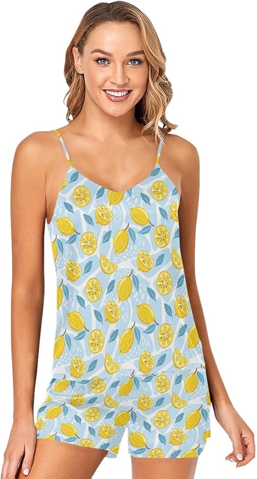 Lemon Print Pajamas | Estrella Fashion Report