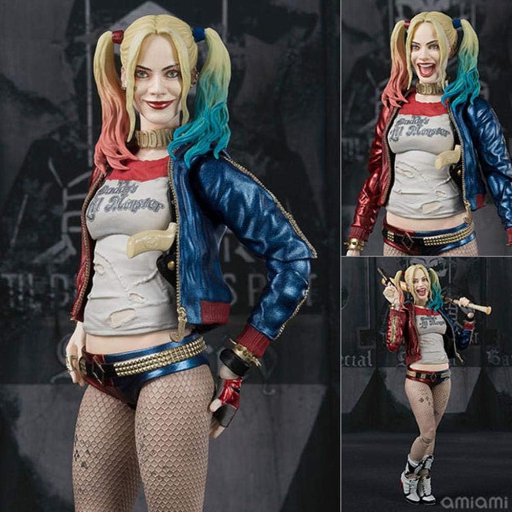 MDDCER SHF Suicide Squad Harley Quinn Action Figure Collection Animated Character Model Statue Decoration