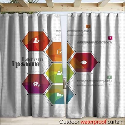 Amazon Com Warmfamily Outdoor Curtain Panel For Patio