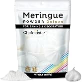 Chefmaster Meringue Powder Deluxe, Professional-Grade Egg White Substitute for Meringue Cookies, Pie Filling, Royal Icing, No