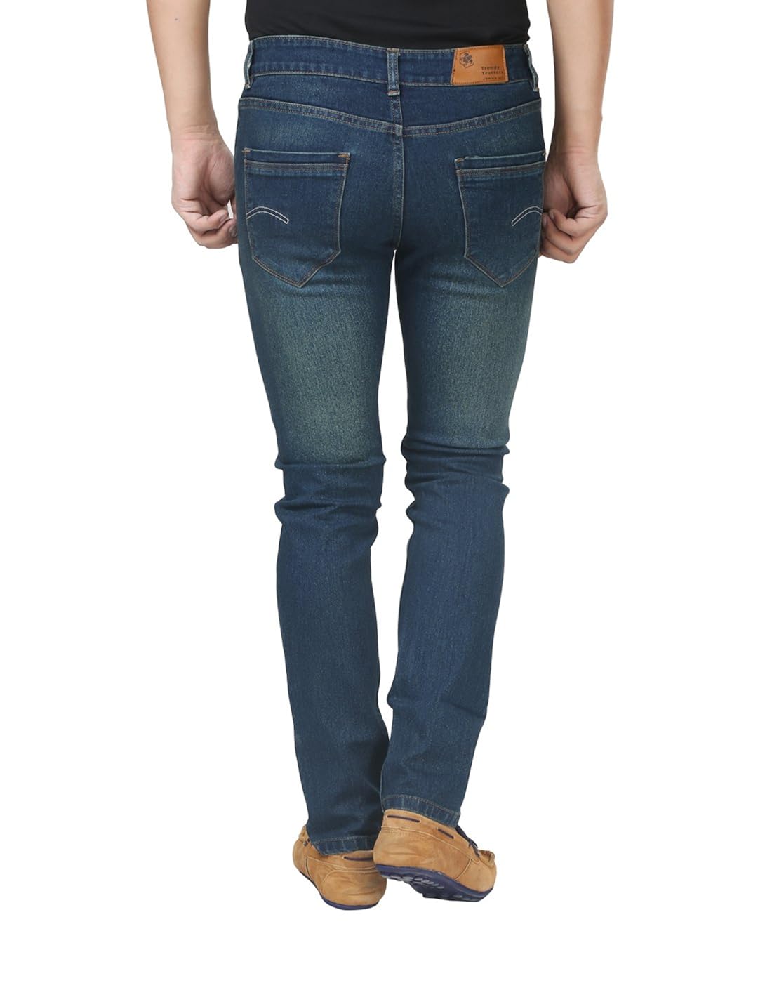 trendy trotters men's cotton denim jeans