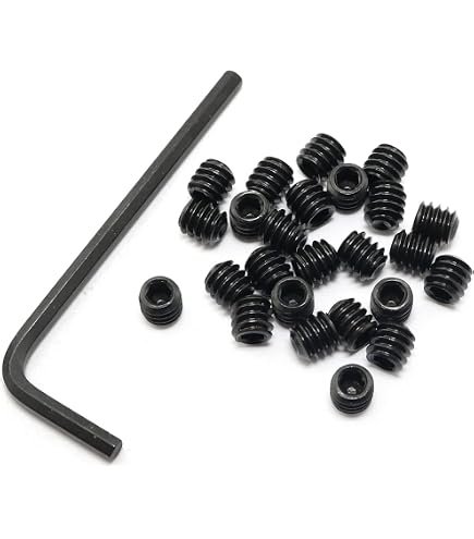 Hillman 332222 1/4-20 X 3/8 Socket Head Set Screw – Cup Point, 100-Pack, Fully Threaded For Mechanical Applications
