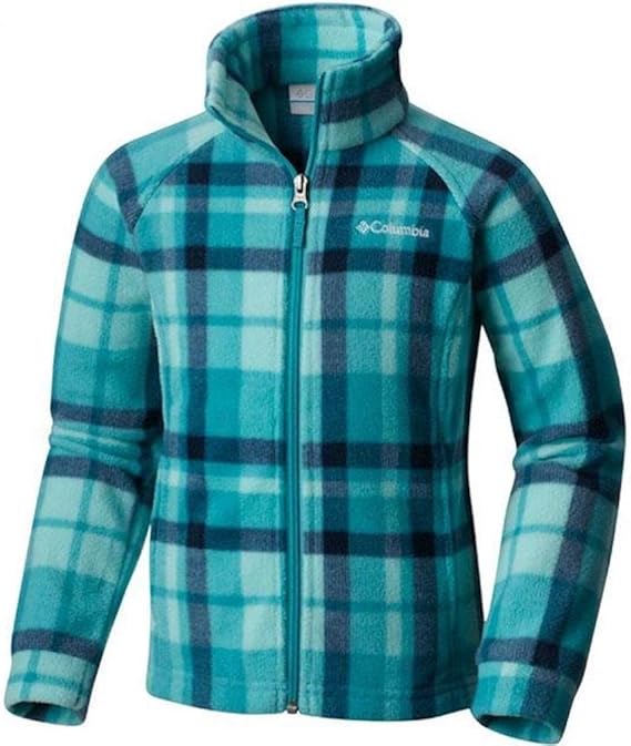 columbia plaid fleece jacket