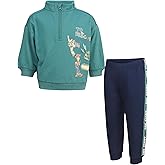 Magic Threadz Disney Clothes Baby Boys Quarter Zip Fleece Sweatshirt & Pants Set Mickey, Cars, Toy Story, Spiderman (12M-24M)