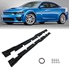 Gloss Black Side Skirt Extensions/Rocker Panels For Dodge Charger 2006-2023 (8-Piece Kit)