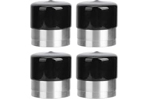 TOPINCN Bearing Buddy, 4pcs 1.98in Trailer Bearing Buddy Stainless Steel Bearing Protectors Lubricator Tool Practical Trailer Accessory Wheel Hub Bearing Buddies Center Caps Protector for Boat Trailer