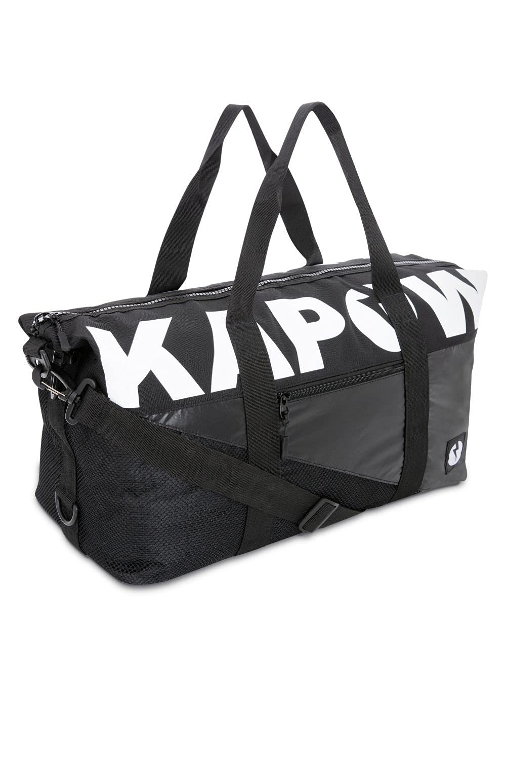 Kapow Meggings Duffel Bag for Gym & Travel, Black Label