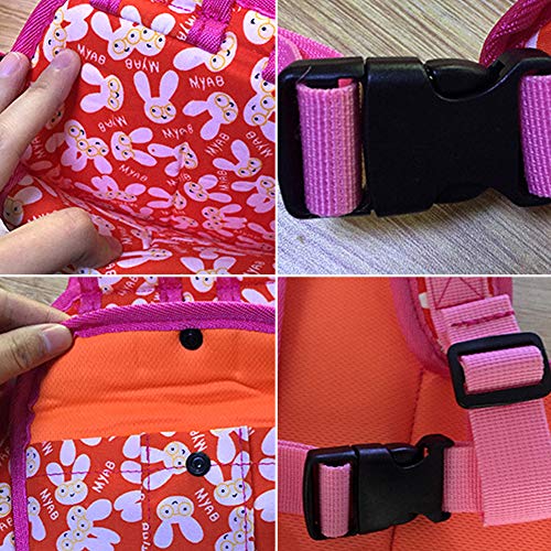 Olpchee Multipurpose Children Motorcycle Safety Belt/Kids Electric Vehicle Safety Harness/Toddler Walking Helper/Baby Feeding Seat Belt (Blue,Waterproof Oxford) - Thumbnail 2