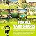 Lawn Sprinkler - Best Water Sprinklers For Garden with Up To 5,800 sq ft Large Coverage - Adjustable, Rotating, Pulsating Head Fits Any Yard Shape & Saves You Money! - Easy To Install and Connect Hose