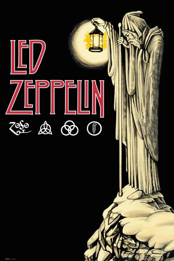 GB eye 61 x 91.5 cm"Hermit" Led Zeppelin Maxi Poster, MultiColour