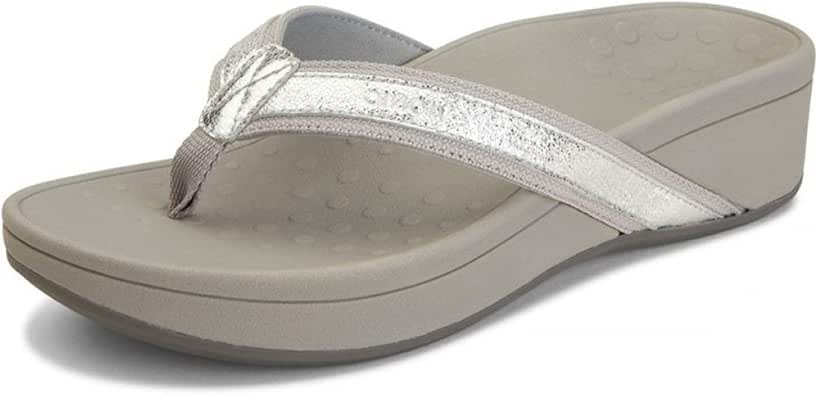 Amazon.com | Vionic Womenâs Pacific High Tide Toepost Sandals â Ladies Platform Flip Flops with 
