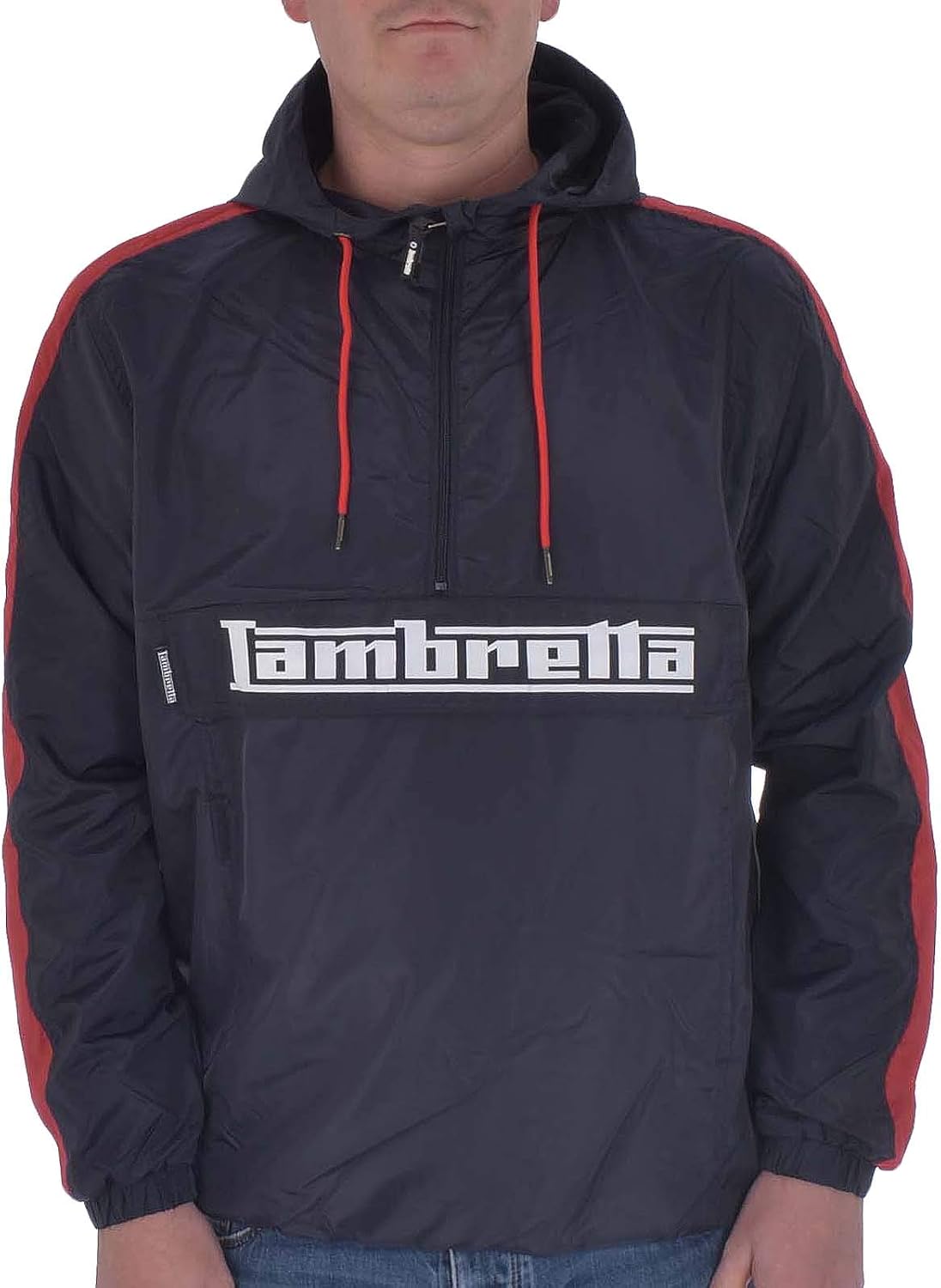 Lambretta Maglietta Uomo Target - Girocollo In Cotone 100% Con Stampa