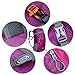 G4Free Large 40L Lightweight Water Resistant Travel Backpack/Foldable & Packable Hiking Daypack(Purple/Red)