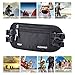 AUOPRO Hidden Money Belt, RFID Blocking Travel Wallet Passport Holder Security Waist Pouch