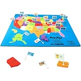Imagimake Mapology USA Map Jigsaw Puzzle, Learn States, Capitals with Flags | Educational Geography Toy, 50 State Puzzle, Learn USA Capitals, Birthday Gift for Boy &amp; Girl Ages 5,6,7,8,9,10,11,12 Year Old