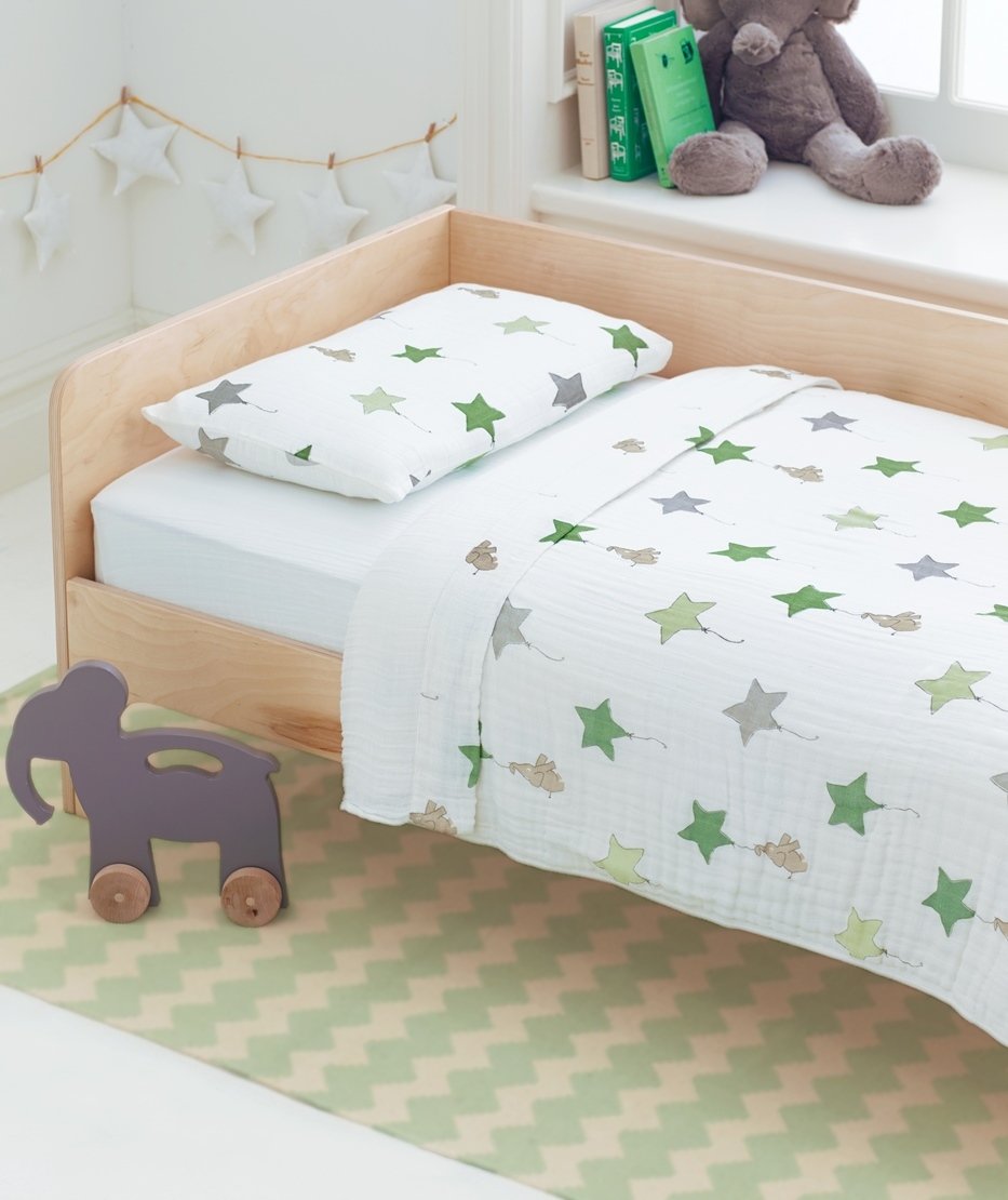 aden + anais Classic Toddler Bed in a Bag For the Birds Kids Bedding Sets