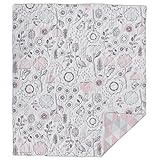 Lolli Living Quilted Comforter - Sparrow Print - Modern Comforter, Cotton Shell, Soft Baby Comforter For Crib, Stroller&Tummy Time, Beautiful Addition To Nursery