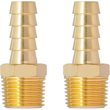 thumbnail image 2 of 22mm To 22mm Straight Barbed Hose Connector – Tube Pipe Fitting Joiner Air Water 2 of 5
