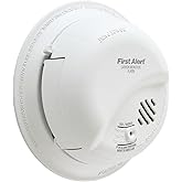 First Alert BRK Carbon Monoxide Detector, Hardwired Alarm with Battery Backup, CO5120BN, White
