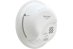 First Alert BRK Carbon Monoxide Detector, Hardwired Alarm with Battery Backup, CO5120BN, White