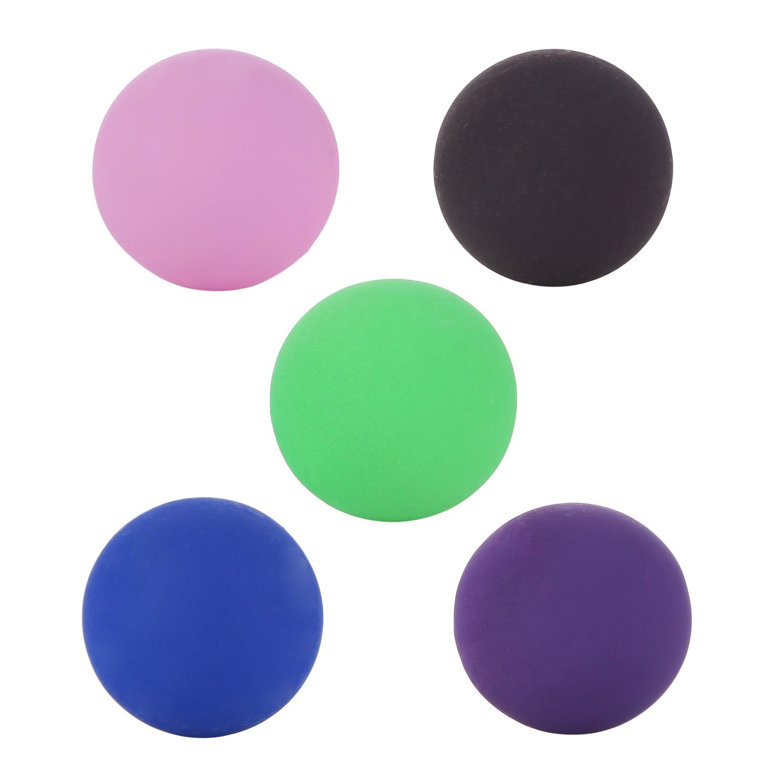 Morella Women's Angel Sound Ball Set Ø 16 mm 0.63" – 5 Balls in Green, Blue, Pink, Purple and Anthracite