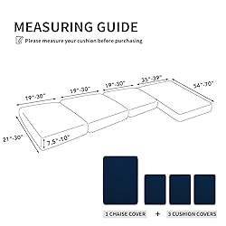 Easy-Going 100% Waterproof 4 Pieces Couch Cushion