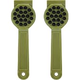 Silipull 2 Pcs Fish Scaler Remover Magic Efficient Fish Descaler Tool | Fish Skin Graters for for Cleaning Fish, Handheld Peeler with Teeth Design for Fast Descaling, Ergonomic Grip Handle, Kitchen