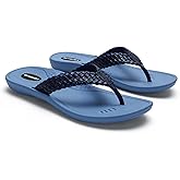 OKABASHI Women's Baha Flip Flop | Contoured Footbed w/Arch Support for All-Day Comfort | Slip-Resistant & Waterproof | Sustainably Made in The USA