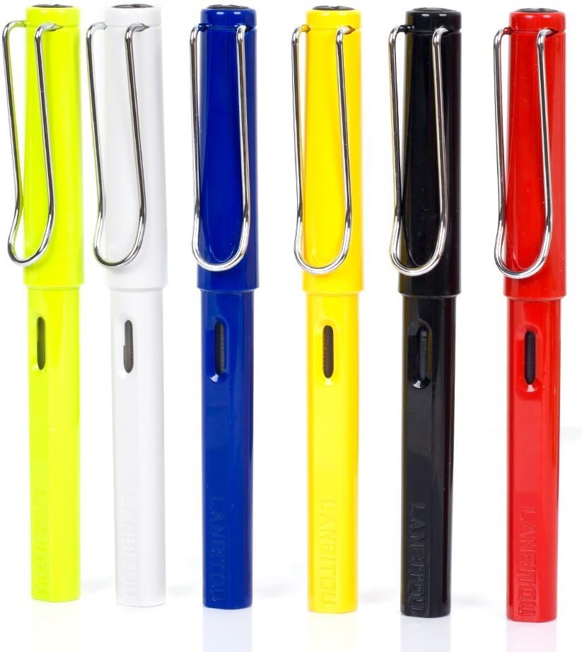 LANBITOU 757 Iridium Point EF Nib Fountain Pens 6 Colors Optional (White)