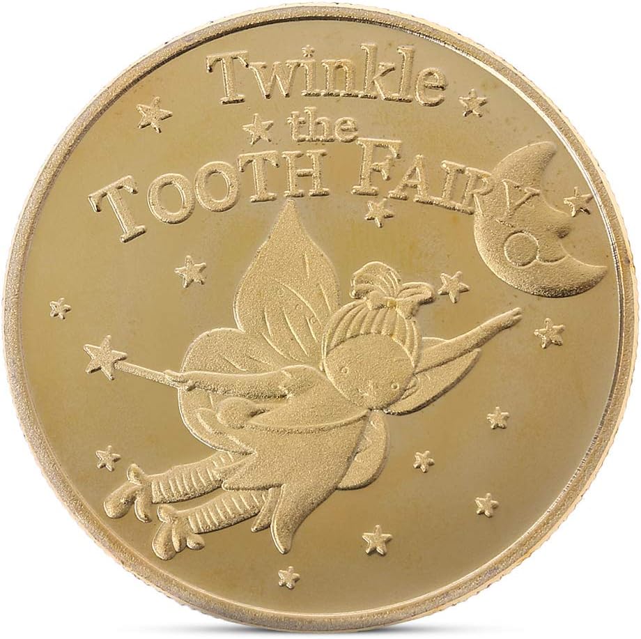 Happinter Tooth Fairy Challenge Coin Collection Gift Souvenir For Chlidren Gift