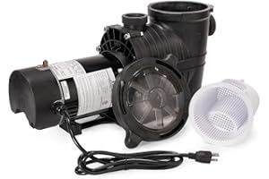 XtremepowerUS 1.0HP Swimming Pool Pump Variable Speed 2-Speed Above Ground Swimming Pump 115V Strainer 1-1/2" NPT
