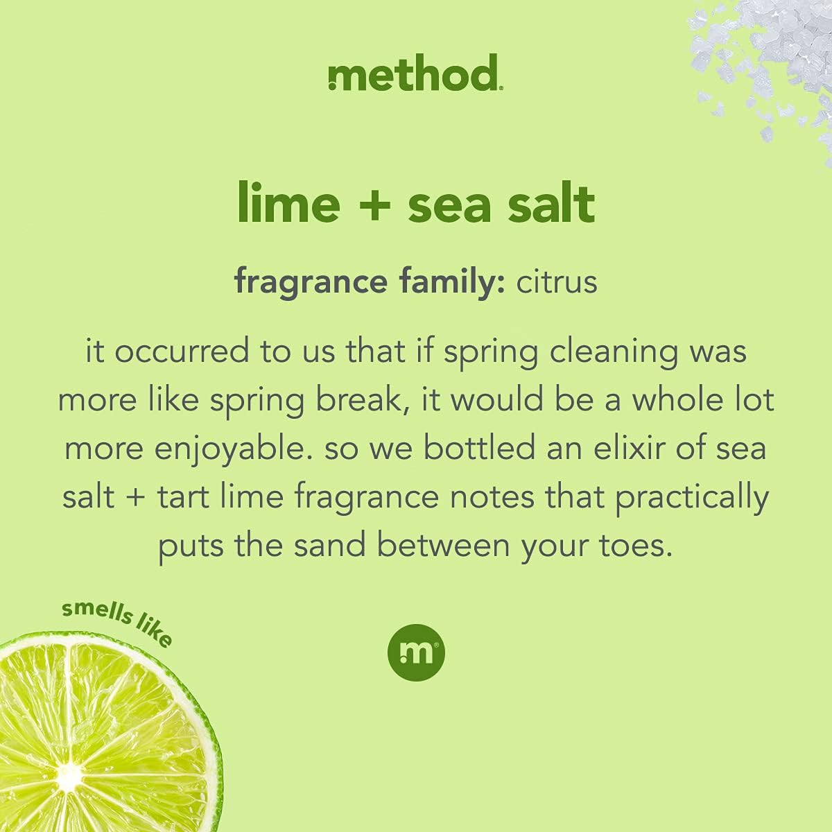 Method Dish Soap, Lime + Sea Salt, 18 Ounces, 6 pack, Packaging May Vary: Health & Personal Care