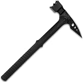 M48 Tactical War Hammer with Vortec Sheath | 15 1/2" Survival &amp; Breaching Hammer with 7 3/4" Cast Stainless Steel Head, Hammerhead &amp; Back Spike