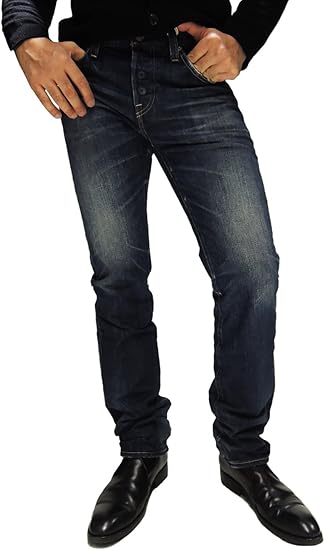 Amazon レッドカード ジーンズ Awd メンズ Akira Worn Dark Us 34 日本サイズxl相当 ジーンズ 通販