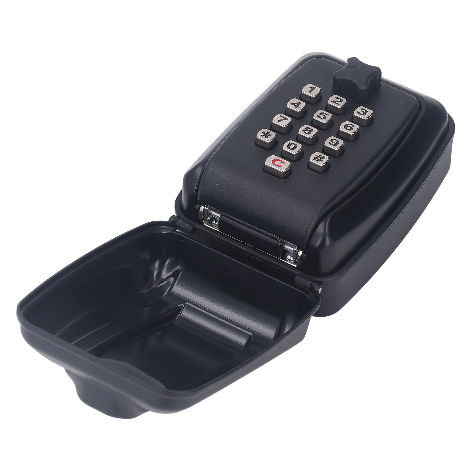 Key Lock Box, Waterproof Wall Mounted Safe Lock Box, with Push Button Combination Lock, Outside Key Storage Lockbox, for Office House