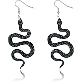 Snake Earrings for Women, Mothers Day Gifts for Women, Long Serpent Reputation Punk Gothic Earrings for Teen Girls, Vintage Snake Jewelry Inspired Fans Gift