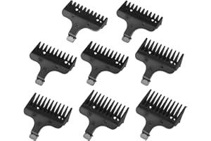 BLOTMS 8 Piece Replacement Comb Set for Wahl 40mm Detachable T-Blade Trimmers - Compatible with Specified Wahl T-Blade Trimmer Models