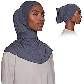 VOILE CHIC Slip-on Instant Premium Jersey Hijab with Undercap - Buttery Soft, Lightweight Hijab with Innovative Tie-Back Design