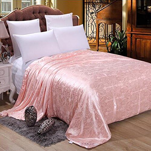 hellosy 100% Pure Long Mulberry Silk Filled Comforter Silk Comforter Silk Quilt Silk Duvet ( 79" X 90" Inches)Doona Bedspread Coverlet Blanket for All Seasons Use+Vacuum Storage Bags (Full, Jade)