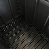 Pluto Packaging Black Extra Large 322L Garden Storage Box Weatherproof Outdoor view 2