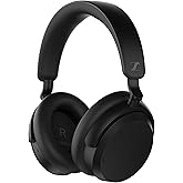 Sennheiser ACCENTUM Wireless Bluetooth Headphones Noise Cancelling - Up to 50HR Playtime, Hybrid Noise Cancelling (ANC), All-Day Comfort, Bluetooth Over Ear Headphones for School, Traveling, Black