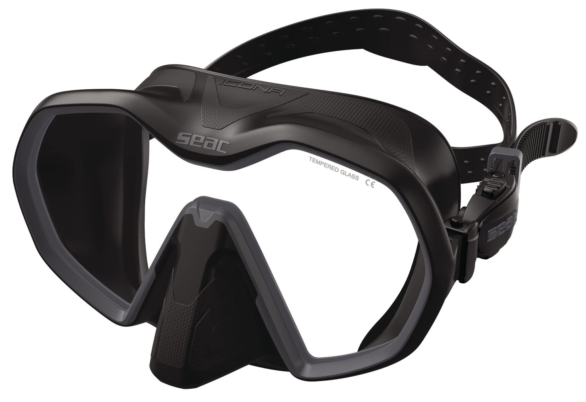 SEAC Icona, frameless single-lens mask for scuba diving 100% Made in Italy
