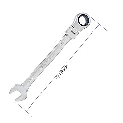 FOCMKEAS 9/16 Inch Flex-Head Ratcheting Combination
