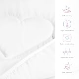 Baby Comfort 7 Tog Duvet Set 120x90 cm White Cot Bed 12M+ Pillow view 2