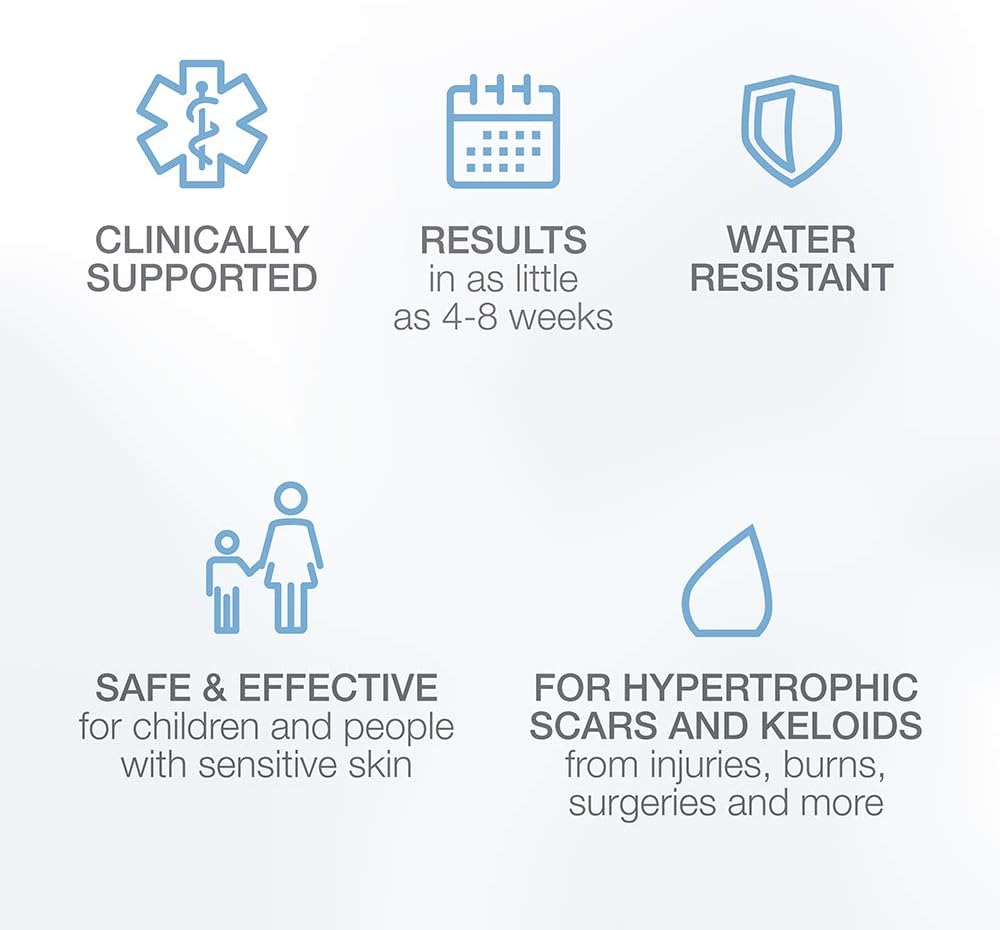 ScarAway 100% Medical-Grade Silicone Scar Gel for Face, Body, Surgical, Burn, Hypertrophic Scars, Keloids and Acne Scar Treatment, 0.71 Ounces, (20 Grams) : Scar Reducing Treatments : Beauty