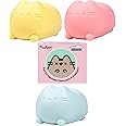 Hamee SquiSHU Pusheen The Cat Pull Stretchy Dough Fidget Squishy Sensory Toy - Soft Squeeze Ball Calming, Soothing, and Relaxing Gift for Kids, Adults - 1 Pc. (Mystery - Blind Box)